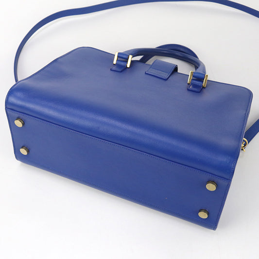 SAINT LAURENT 2WAY handbag Monogram Kabas 357395 Handbag leather Women