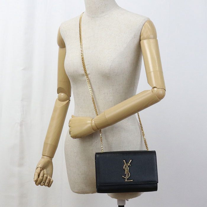 SAINT LAURENT Small Chain Kate 469390 Shoulder Bag Calfskin Women