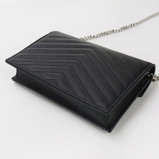 SAINT LAURENT envelope Cassandra 742920 Chain wallet Calfskin Women