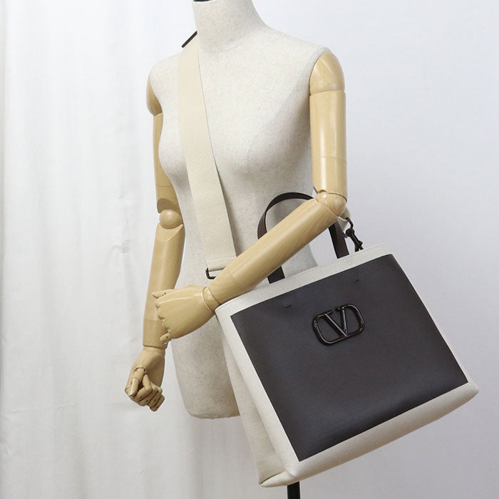 Valentino 2WAY Tote Bag canvas Women's