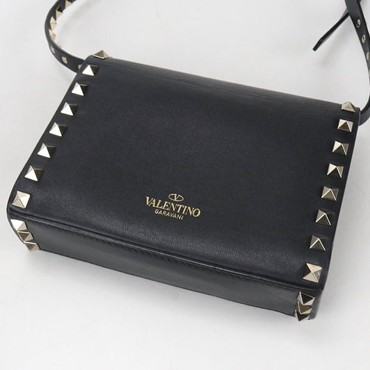 Valentino Rock studs Diagonal shoulder bag Shoulder Bag Calfskin Women's