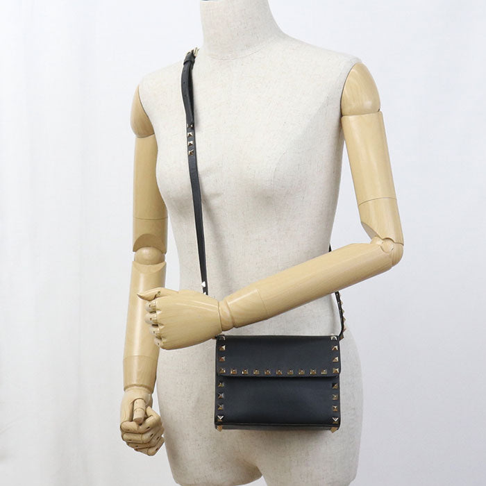 Valentino Rock studs Diagonal shoulder bag Shoulder Bag Calfskin Women's
