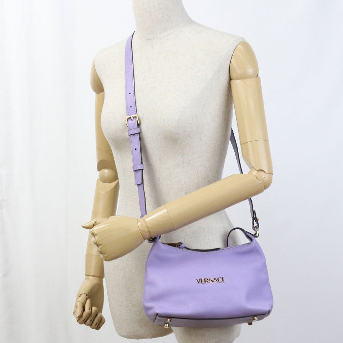 Gianni Versace Tag Nappa Hobo Bag 2WAY Diagonal Shoulder bag lambskin Women