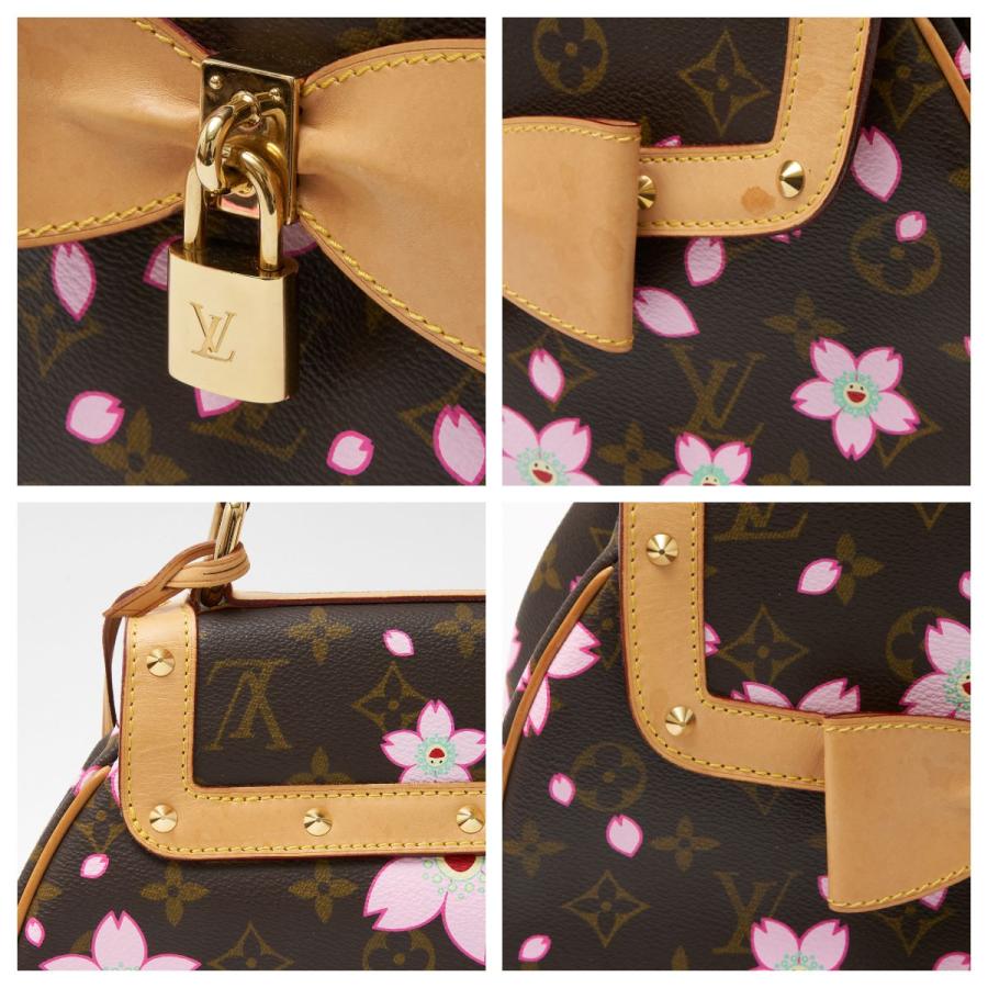 LOUIS VUITTON Authentic Vintage Sac Retro PM M92012 Handbag Monogram Cherry Blossom