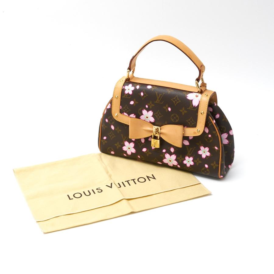 LOUIS VUITTON Authentic Vintage Sac Retro PM M92012 Handbag Monogram Cherry Blossom