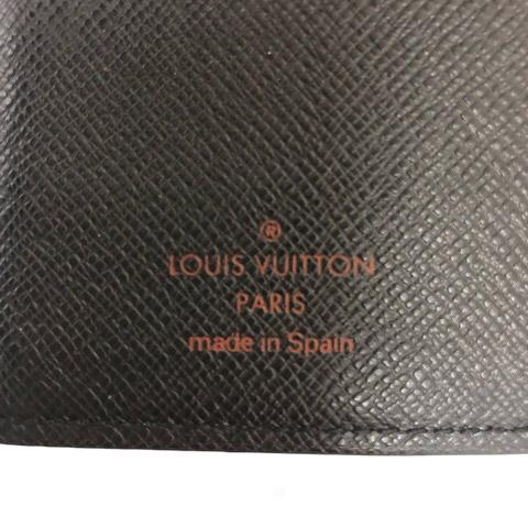 LOUIS VUITTON Authentic Vintage R20052 Agenda PM Epi Notebook Cover System Notebook Leather 6-Ring Gold Hardware Black