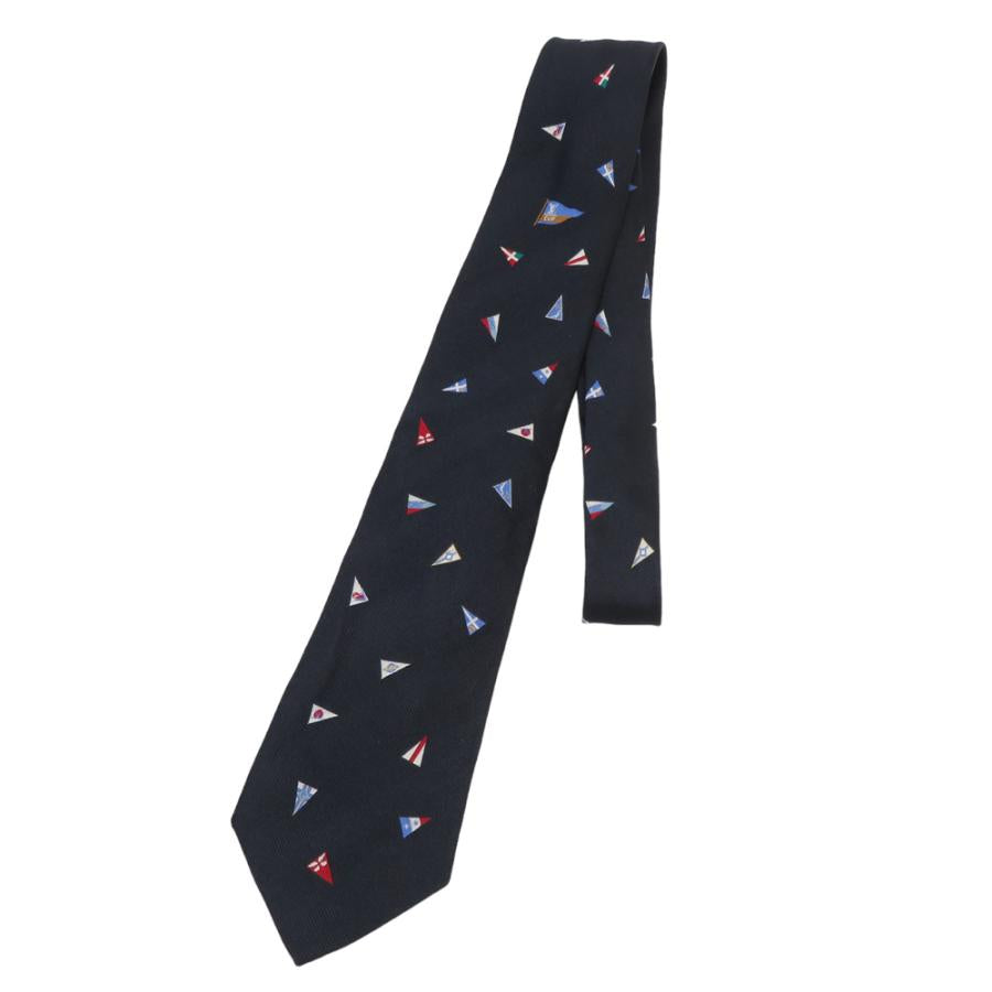 LOUIS VUITTON Authentic Vintage SAN DIEGO Tie Louis Vuitton Cup 1992 Allover Navy