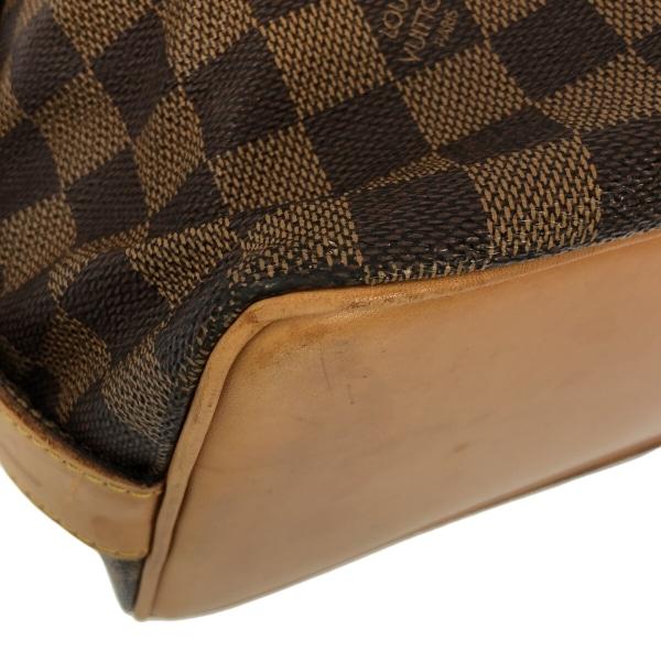 LOUIS VUITTON Authentic Vintage Shoulder Bag Damier Columbine N99037 Ebene Damier Canvas