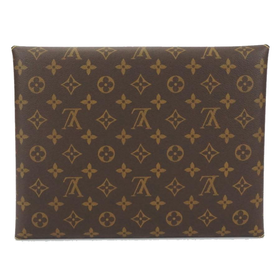 LOUIS VUITTON Authentic Vintage M99045 Visionaire No18 100th Anniversary 2500 Limited Monogram Brown Clutch Bag Unused