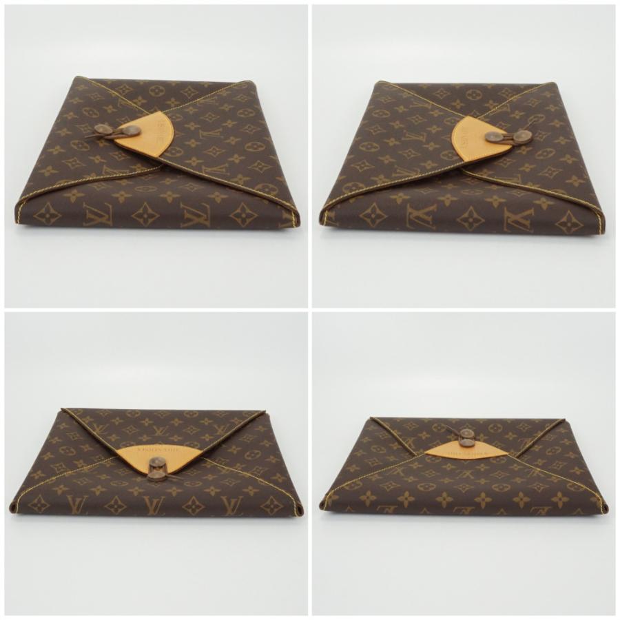 LOUIS VUITTON Authentic Vintage M99045 Visionaire No18 100th Anniversary 2500 Limited Monogram Brown Clutch Bag Unused