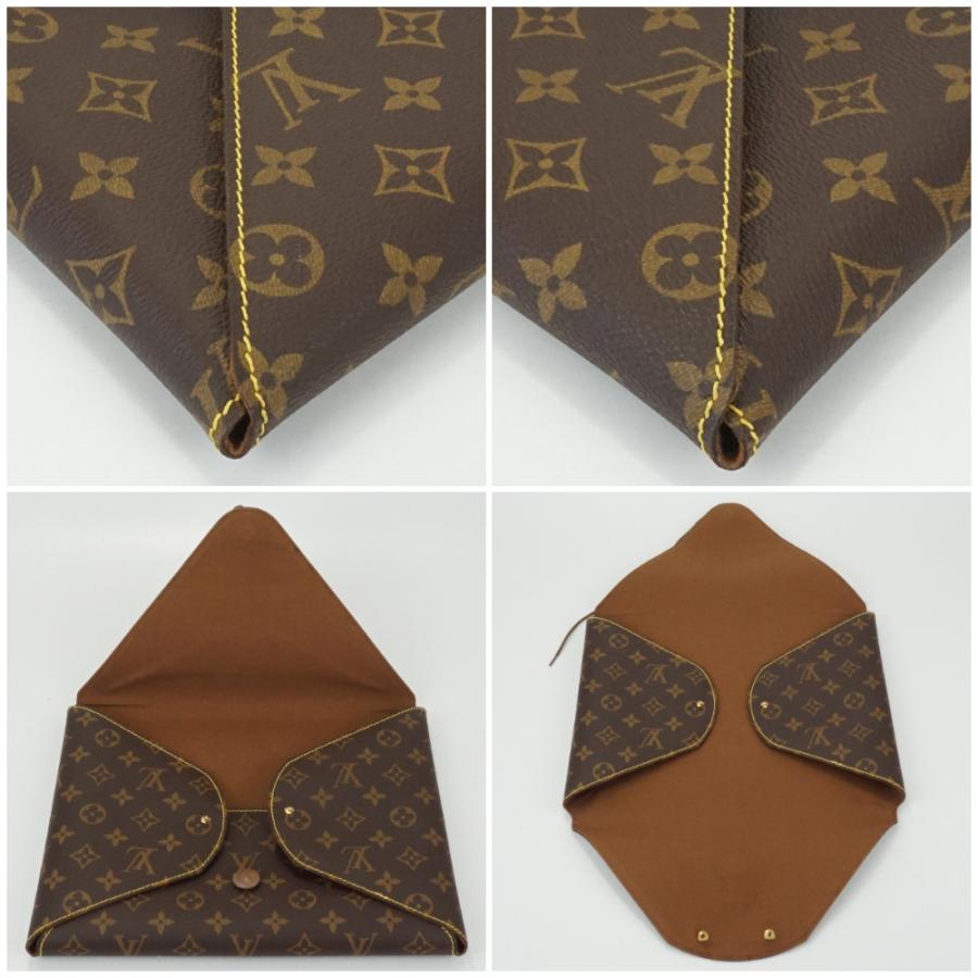 LOUIS VUITTON Authentic Vintage M99045 Visionaire No18 100th Anniversary 2500 Limited Monogram Brown Clutch Bag Unused