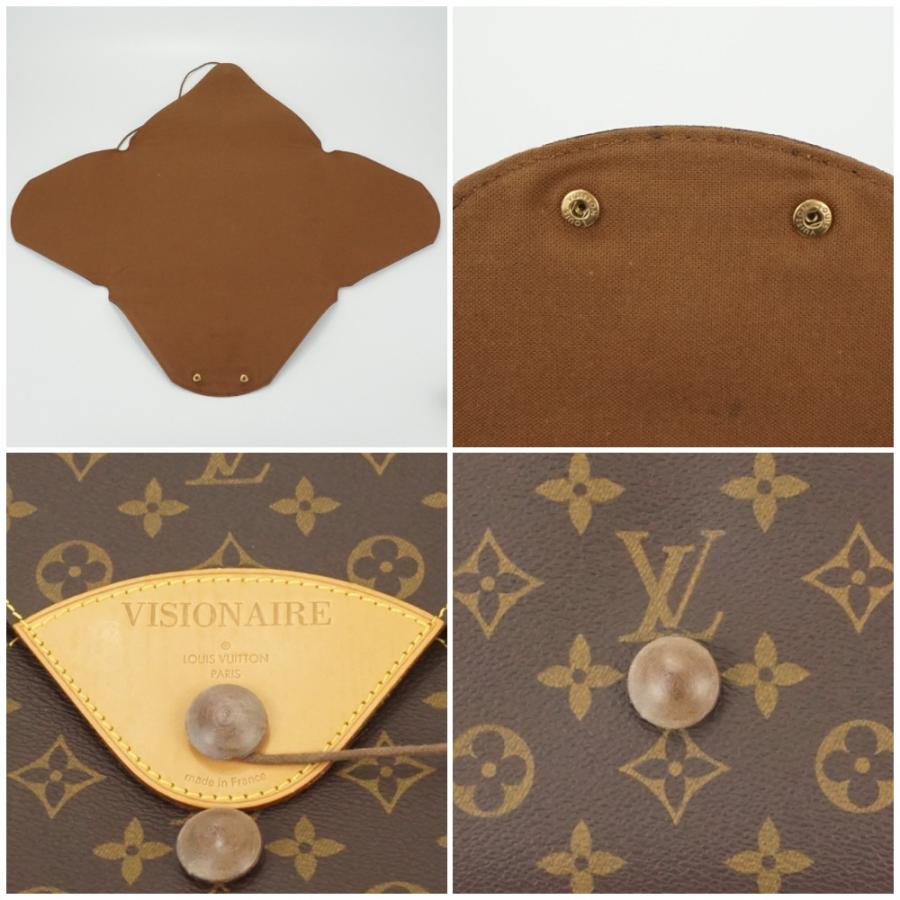 LOUIS VUITTON Authentic Vintage M99045 Visionaire No18 100th Anniversary 2500 Limited Monogram Brown Clutch Bag Unused