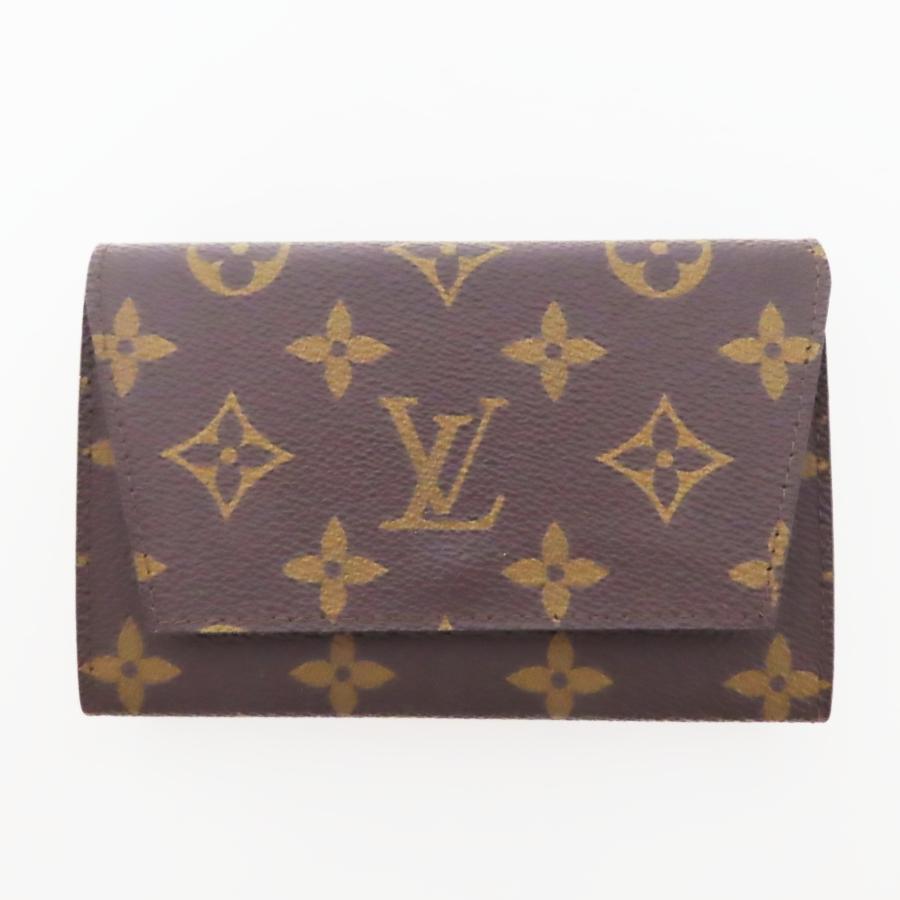 LOUIS VUITTON Authentic Vintage Monogram Case with Playing Cards Card Game