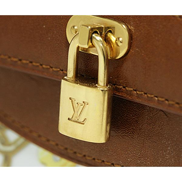 LOUIS VUITTON Authentic Vintage Monogram Charm Pochette Porte Monnaie M95170 Flap Long Wallet Padlock/Cadenas Design