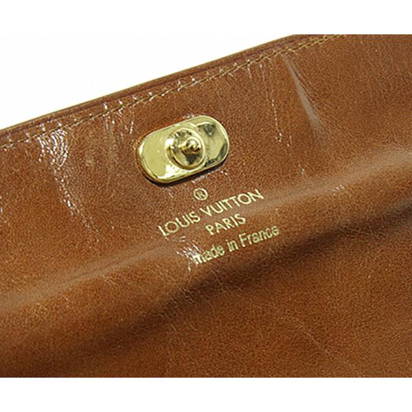 LOUIS VUITTON Authentic Vintage Monogram Charm Pochette Porte Monnaie M95170 Flap Long Wallet Padlock/Cadenas Design