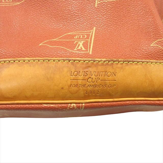 LOUIS VUITTON Authentische Vintage 1995 Louis Vuitton Cup Limited Saint Tropez Umhängetasche M80026 Rot Braun