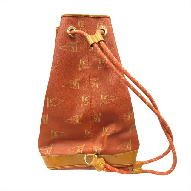 LOUIS VUITTON Authentische Vintage 1995 Louis Vuitton Cup Limited Saint Tropez Umhängetasche M80026 Rot Braun