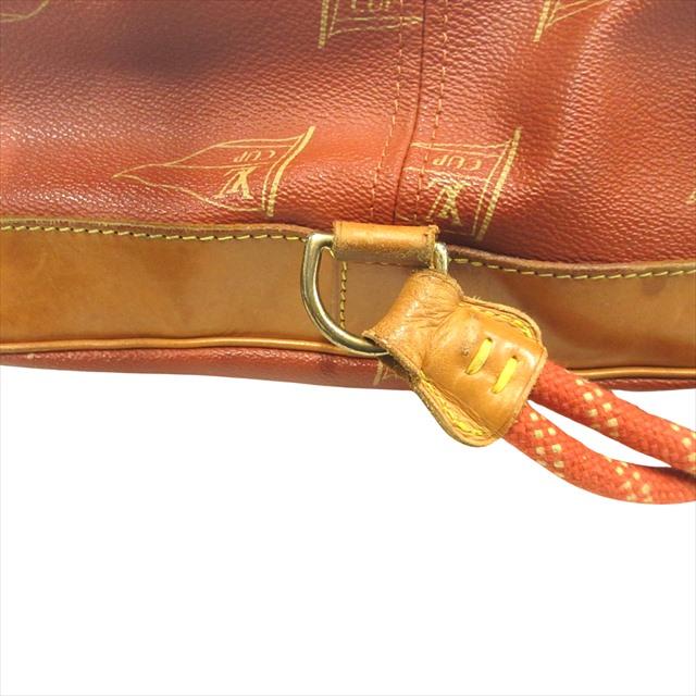 LOUIS VUITTON Authentic Vintage 1995 Louis Vuitton Cup Limited Saint Tropez Shoulder Bag M80026 Red Brown