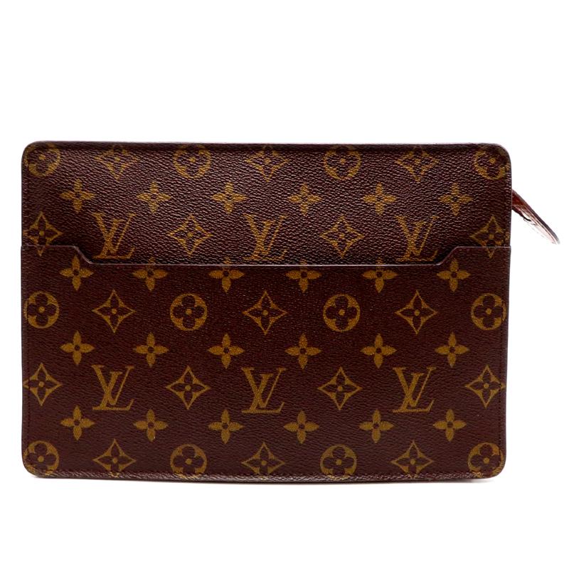 LOUIS VUITTON Authentische Vintage M51795 Pochette Homme Clutch Bag Monogramm