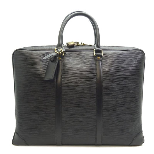 LOUIS VUITTON Authentic Vintage Briefcase Porte-Documents Voyage Epi Black M59162