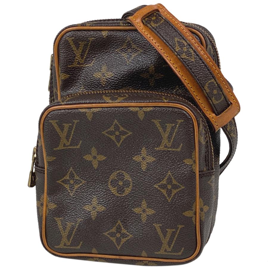 LOUIS VUITTON Authentic Vintage Mini Amazon Crossbody Pochette Shoulder Bag Monogram Brown M45238