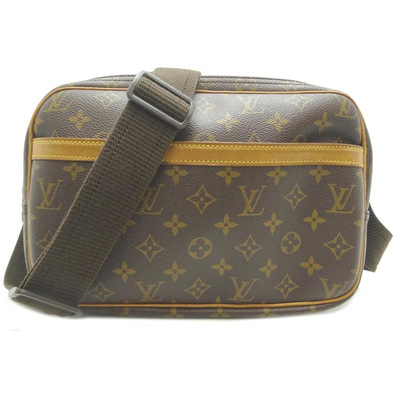 LOUIS VUITTON Authentic Vintage Reporter PM M45254 Shoulder Bag Monogram Brown