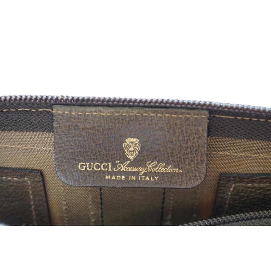 GUCCI Authentische Vintage Handtasche Tote GG Plus Sherry Line PVC Leder