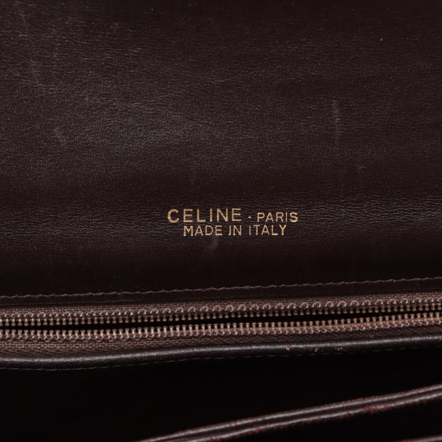 CELINE Authentische Vintage Sulky Pferdekutsche Passende Leder Schultertasche Schultertasche Hand