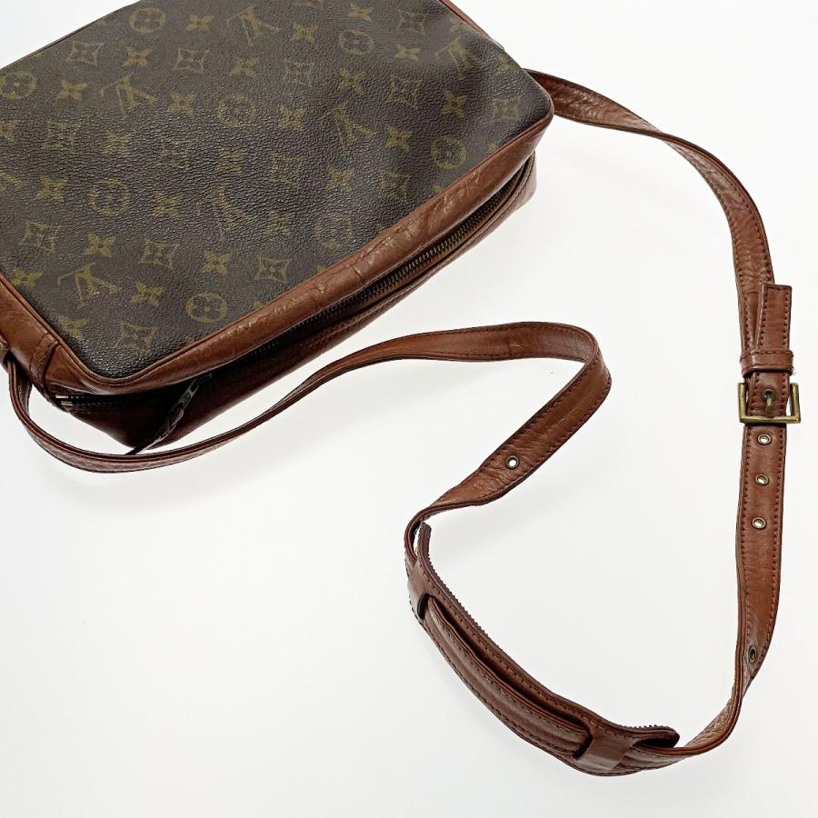 LOUIS VUITTON Authentic Vintage Sac Bandouliere 30 M51364 Monogram Shoulder Bag Clutch Bag With Scratches and Dirt