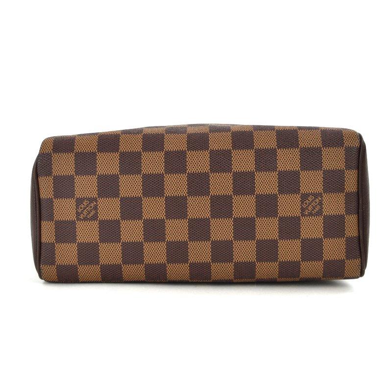 LOUIS VUITTON Authentische Vintage Handtasche Damier Brera N51150 Tasche Einkaufstasche Mini Tasche klein für den Weg zur Schule Leder braun