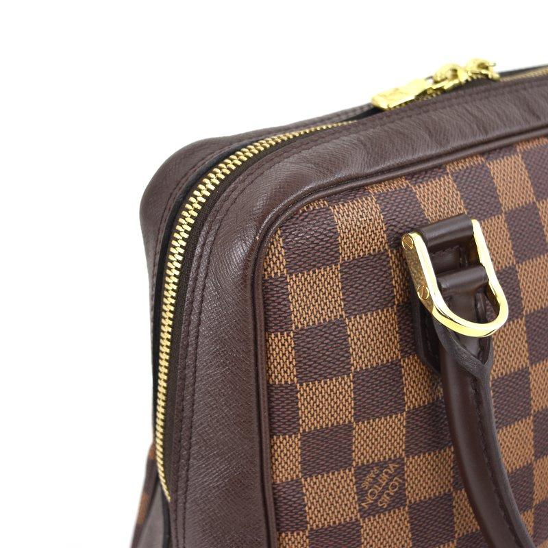 LOUIS VUITTON Authentische Vintage Handtasche Damier Brera N51150 Tasche Einkaufstasche Mini Tasche klein für den Weg zur Schule Leder braun