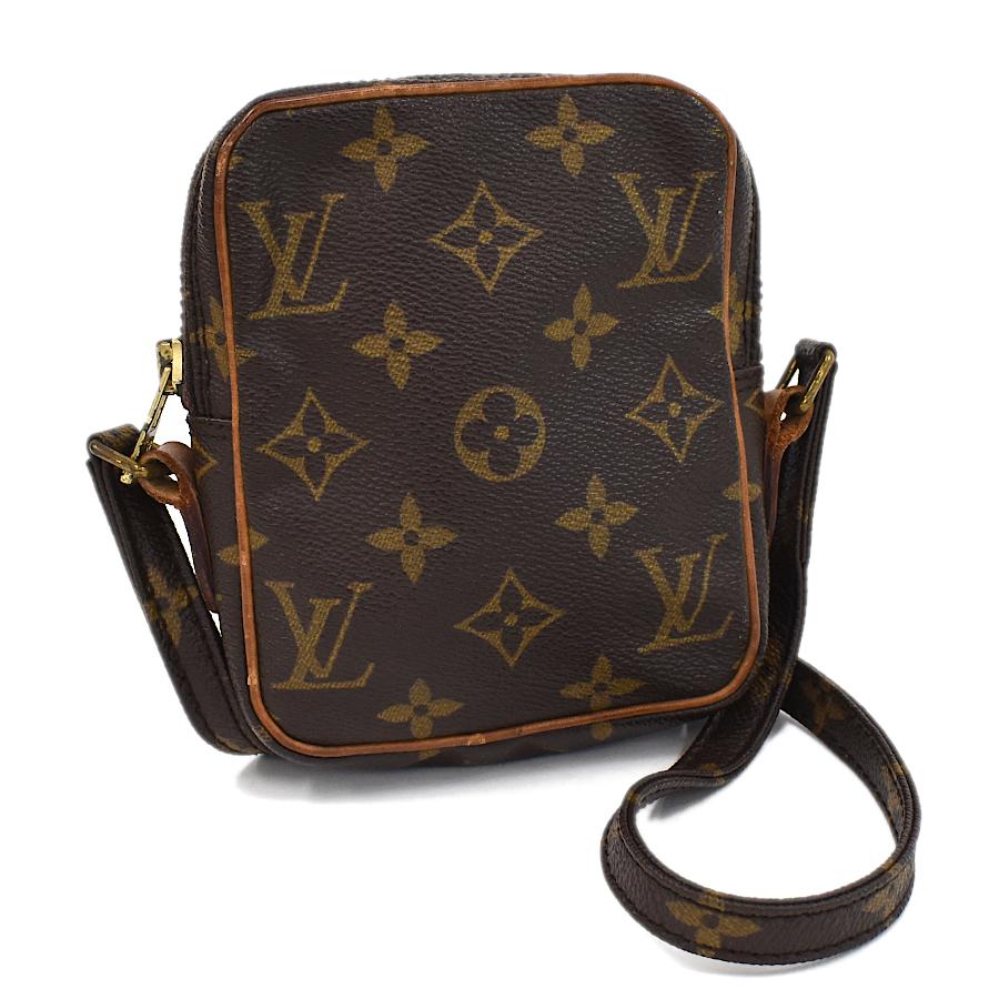 LOUIS VUITTON Authentic Vintage Mini Danube Crossbody Shoulder Bag M45268 Monogram Brown