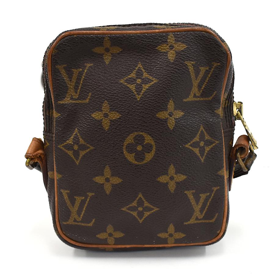 LOUIS VUITTON Authentic Vintage Mini Danube Crossbody Shoulder Bag M45268 Monogram Brown