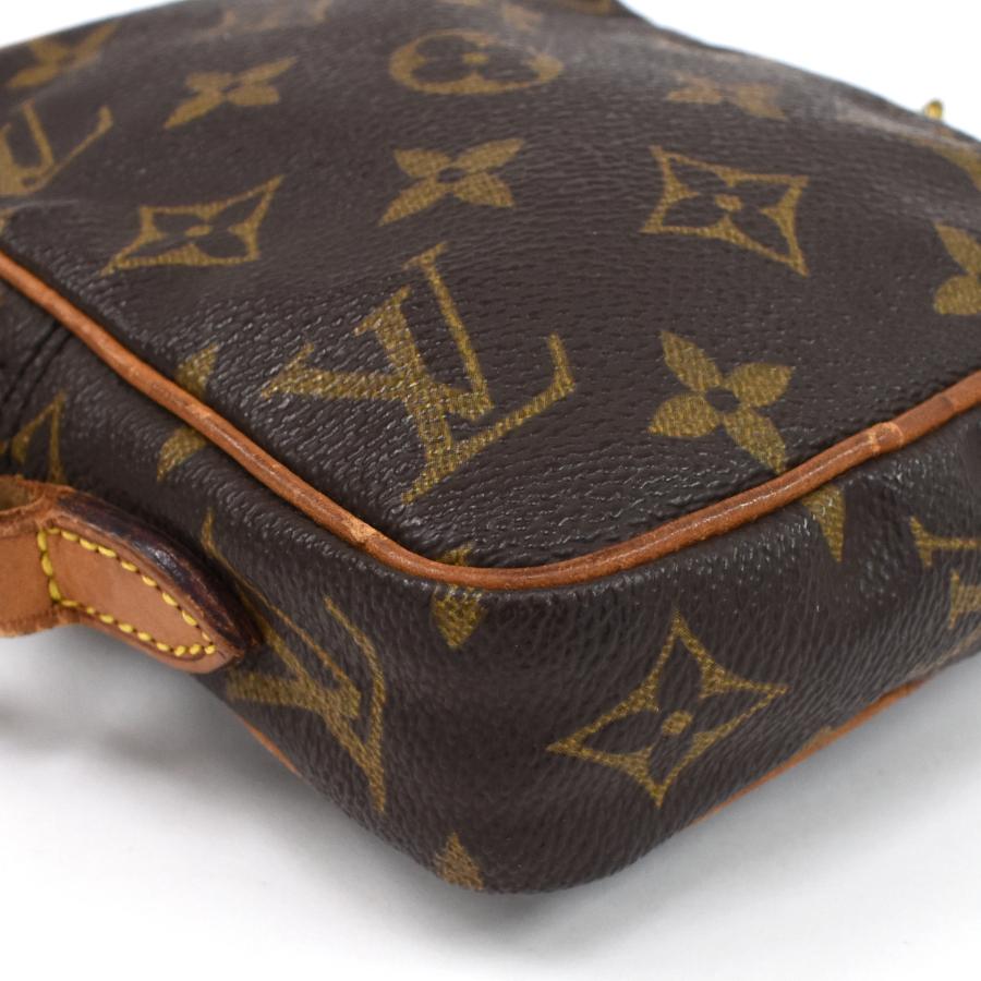 LOUIS VUITTON Authentic Vintage Mini Danube Crossbody Shoulder Bag M45268 Monogram Brown