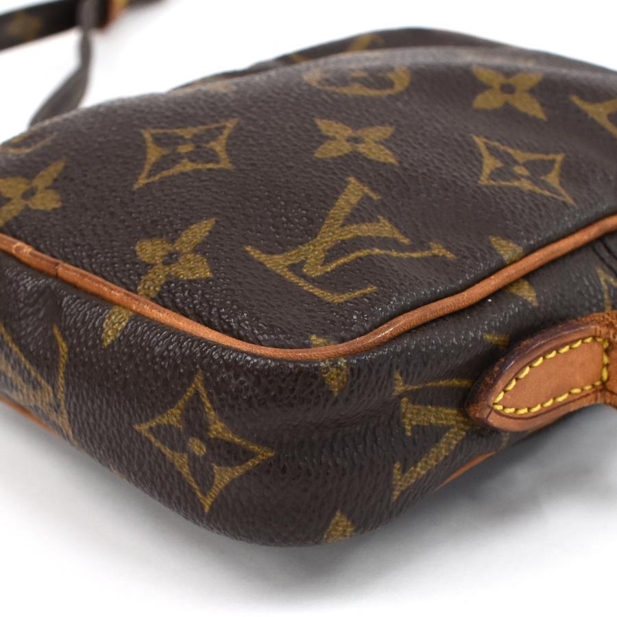 LOUIS VUITTON Authentic Vintage Mini Danube Crossbody Shoulder Bag M45268 Monogram Brown