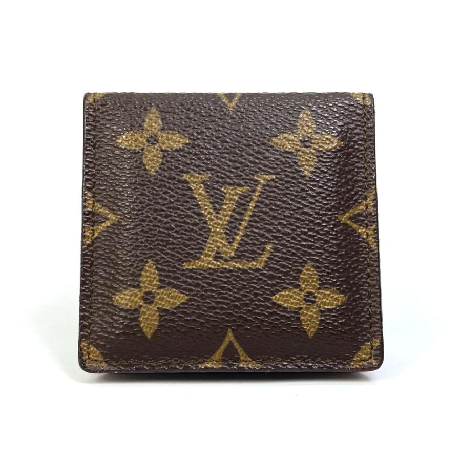 LOUIS VUITTON Authentic Vintage LV Monogram Calculator Miscellaneous Goods Monogram Canvas Brown