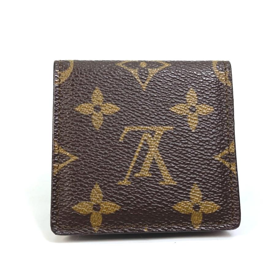 LOUIS VUITTON Authentic Vintage LV Monogram Calculator Miscellaneous Goods Monogram Canvas Brown