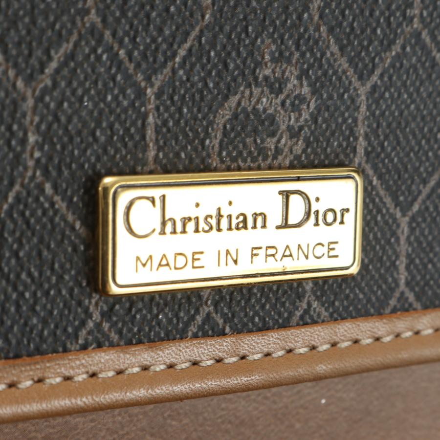 Christian Dior Authentic Vintage Honeycomb Pattern Leather Shoulder Bag Crossbody Hand