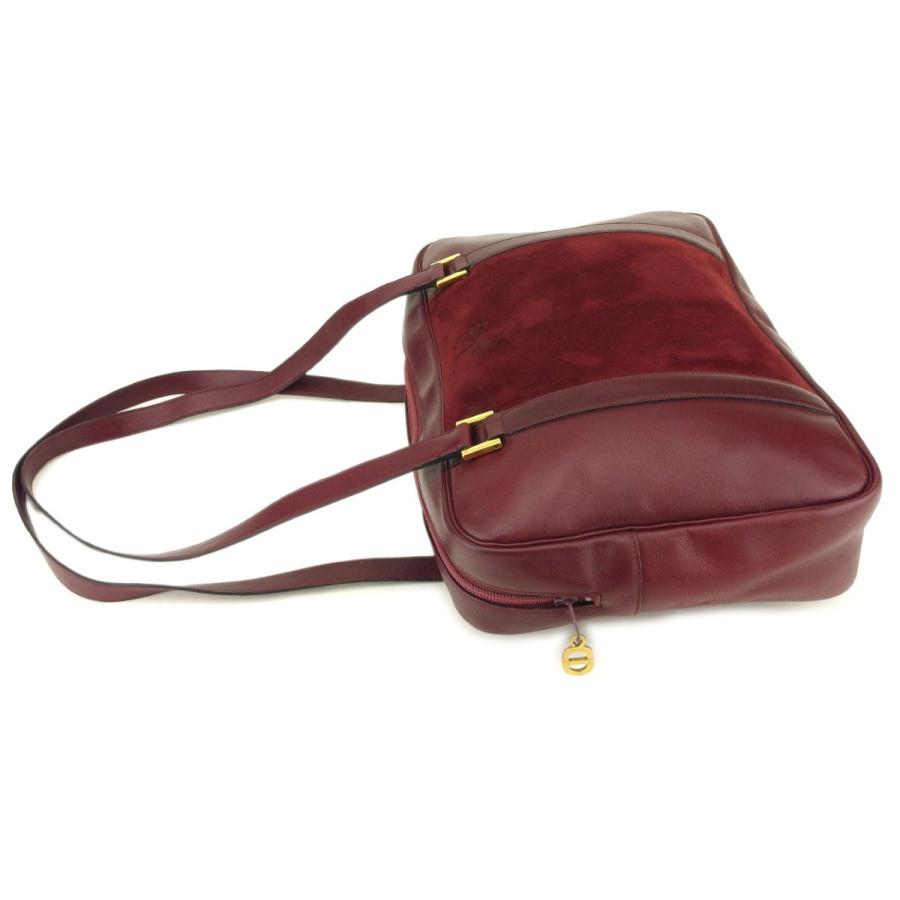 Dior Authentic Vintage Shoulder Bag One Shoulder Ladies Bordeaux