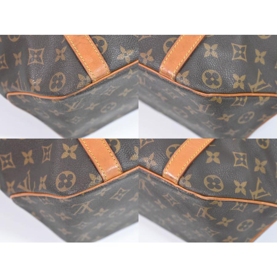 LOUIS VUITTON Authentic Vintage Sac Shopping Monogram Shoulder Bag Tote Bag Brown M51108