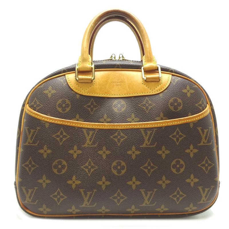 LOUIS VUITTON Authentic Vintage Trouville M42228 Handbag Monogram Brown