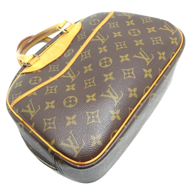 LOUIS VUITTON Authentic Vintage Trouville M42228 Handbag Monogram Brown