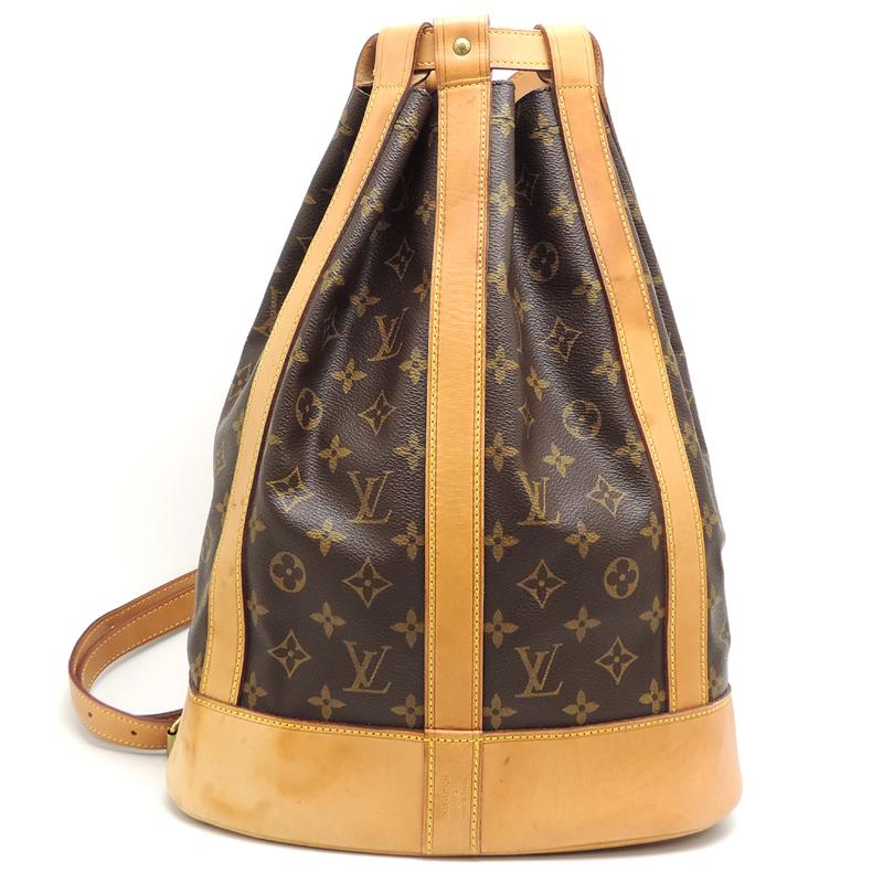 LOUIS VUITTON Authentische Vintage Randonne M42243 Umhängetasche Monogramm Ebene