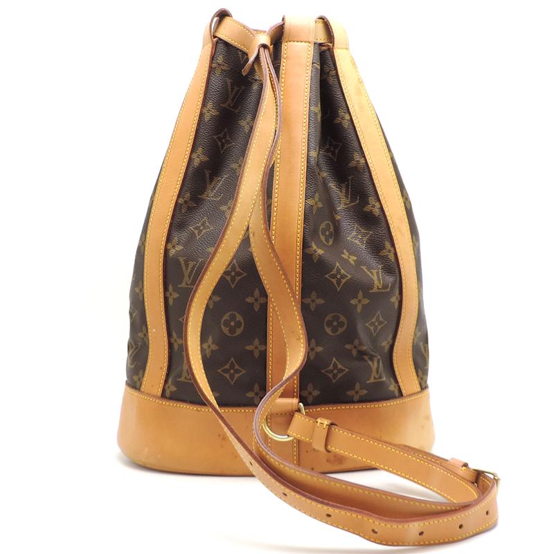 LOUIS VUITTON Authentische Vintage Randonne M42243 Umhängetasche Monogramm Ebene