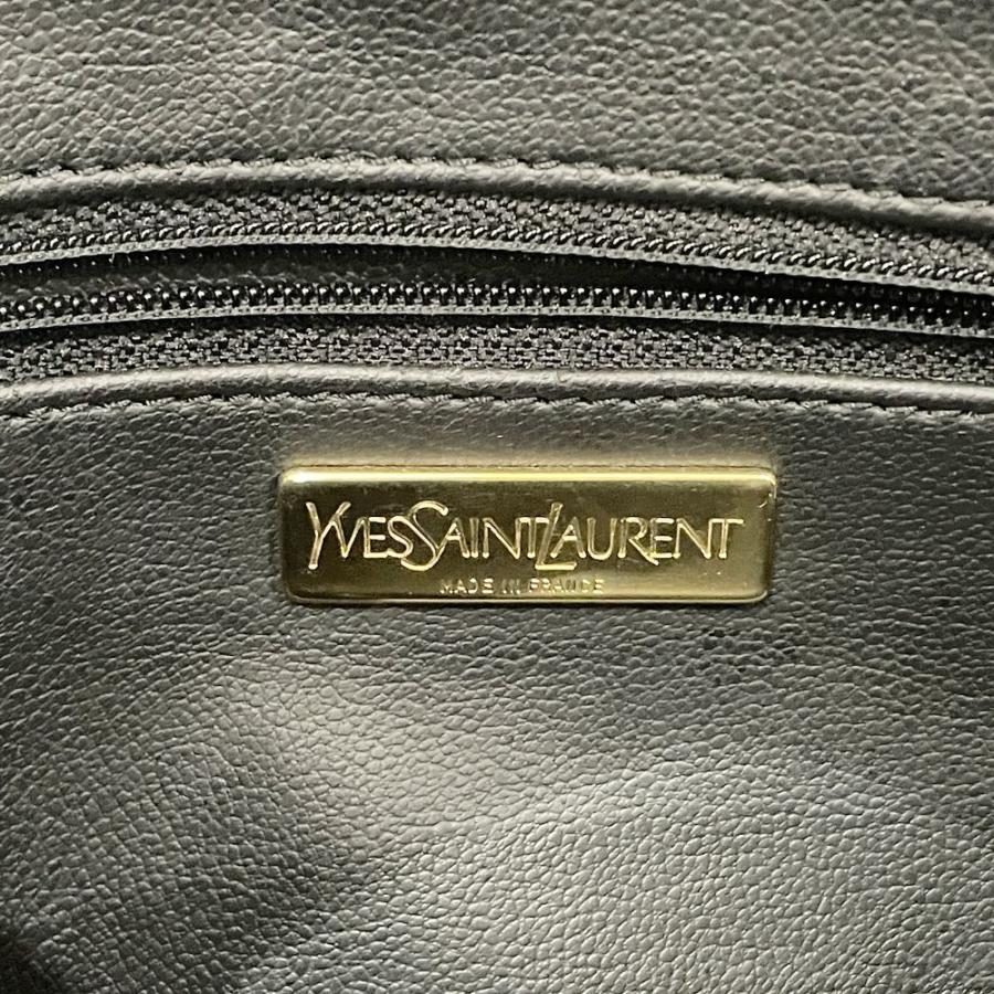 YVES SAINT LAURENT Authentic Vintage Shoulder Bag Y Cutout YSL Charm Crossbody