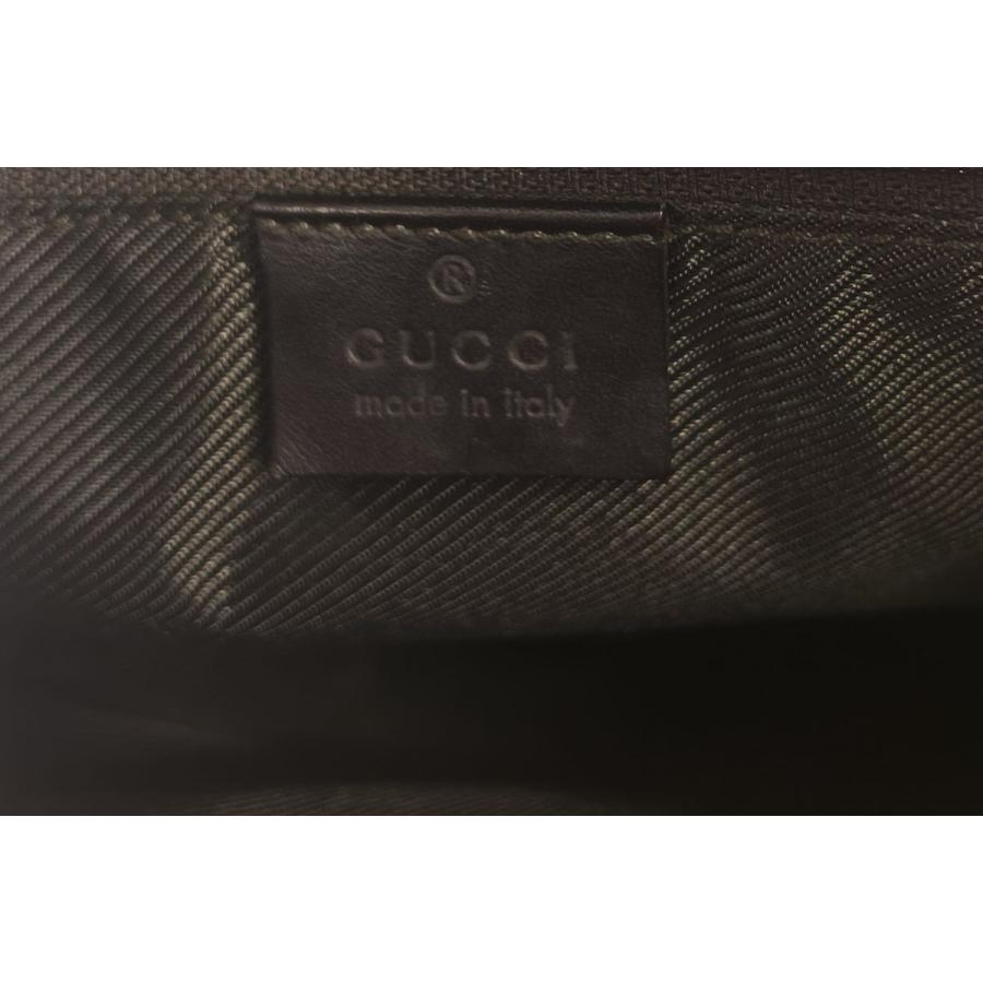 GUCCI Authentische Vintage Jackie Umhängetasche 00963 Schulterhandtasche GG Canvas x Leder Beige x Webstreifen