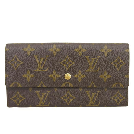 LOUIS VUITTON Authentisches Vintage-Monogramm Porte Feuille Sarah Geldbörse M61734 Ausgezeichneter Zustand