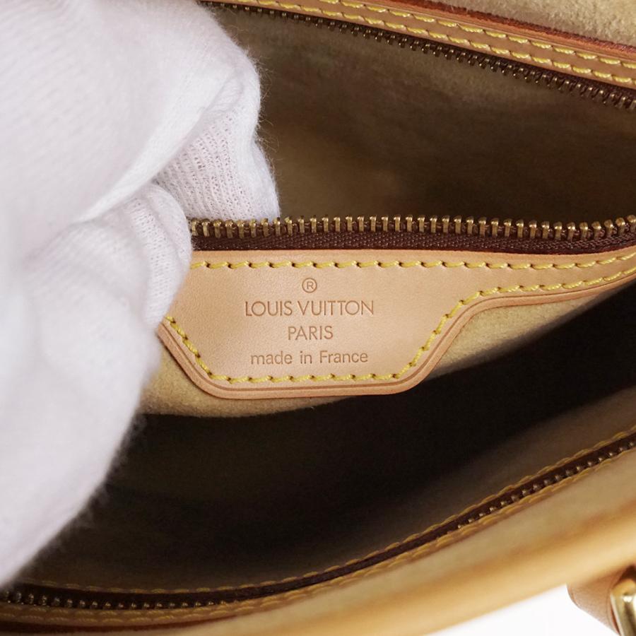 LOUIS VUITTON Authentische Vintage Nume Leder Nomade Mare Vingt Jahre Gedenktasche Beige M99070 Beutel Seltene limitierte Auflage