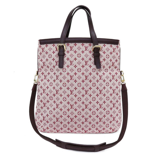 LOUIS VUITTON 正品复古 Fransoise 2WAY 单肩手提包斜挎包 Monogram Mini Cerise 粉色 M92210