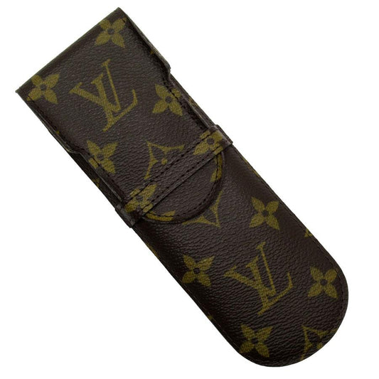 LOUIS VUITTON 正品复古笔盒 Monogram